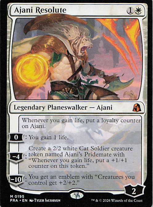 Ajani Resolute | Near Mint / English / Normal