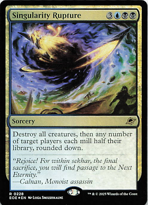 Singularity Rupture