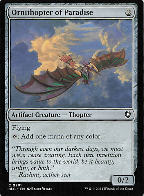 Ornithopter of Paradise