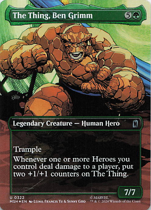 The Thing, Ben Grimm (Borderless)