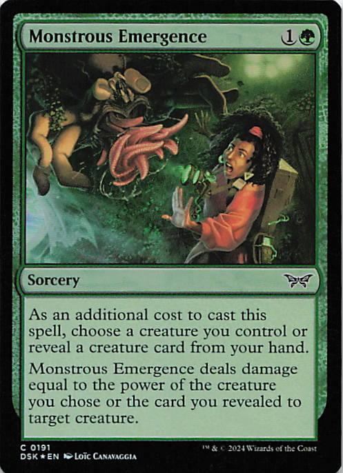 Monstrous Emergence | Near Mint / English / Foil