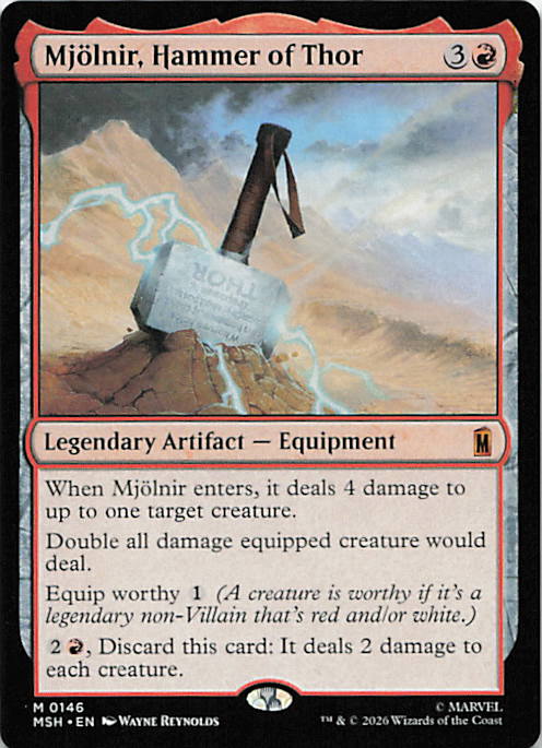 Mjolnir, Hammer of Thor | Near Mint / English / Normal