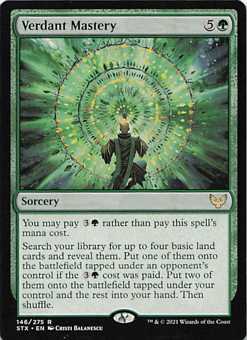 Verdant Mastery | Near Mint / English / Normal