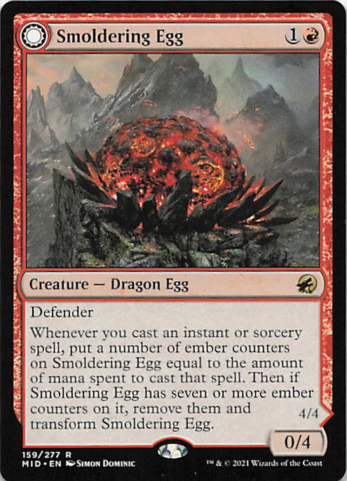Smoldering Egg | Near Mint / English / Normal