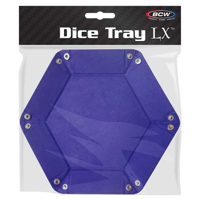 Hexagon Dice Tray - Blue