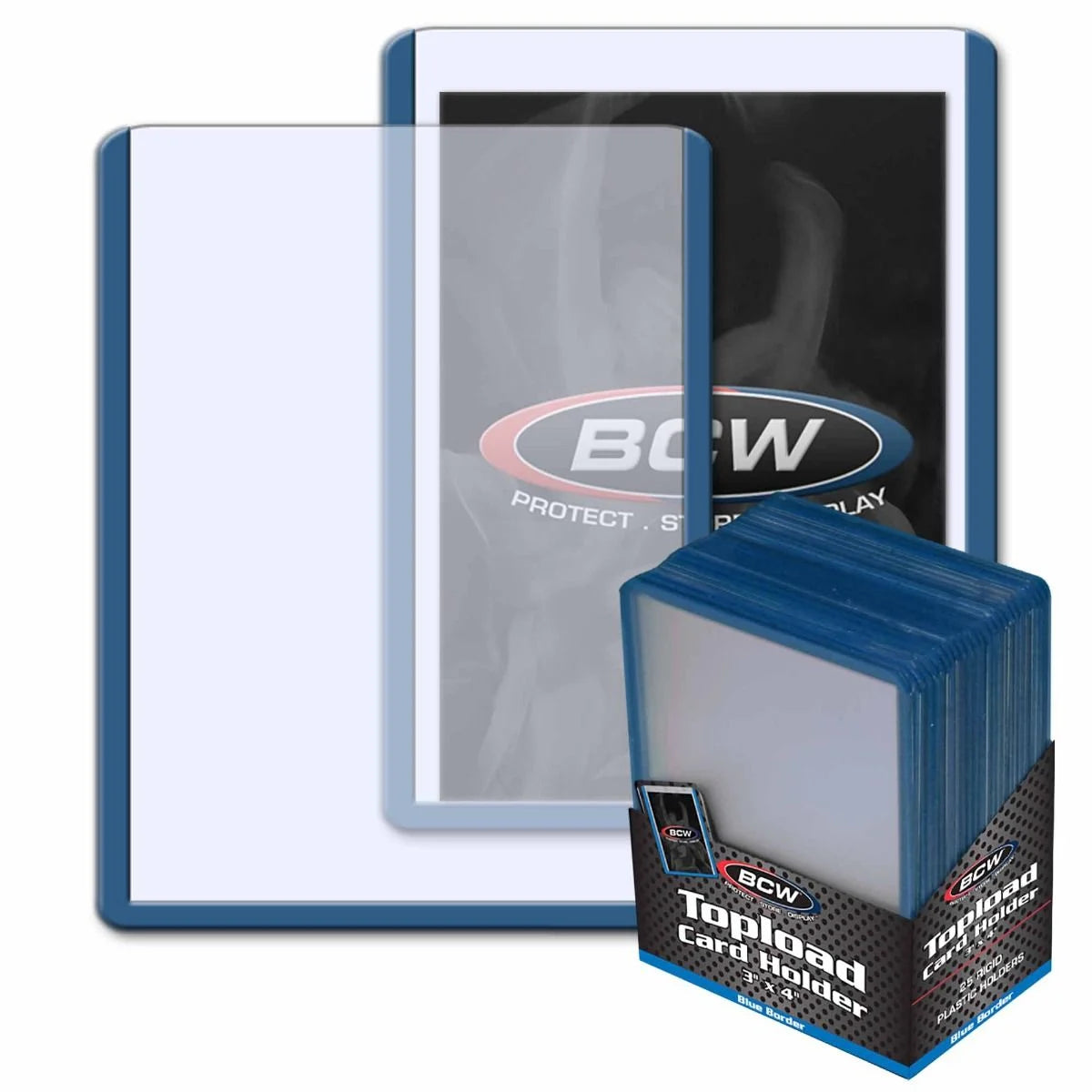 3x4 Topload Card Holder - Blue