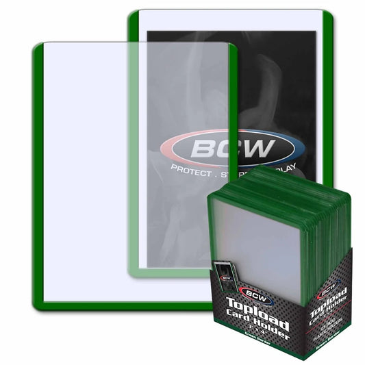 3x4 Topload Card Holder - Green