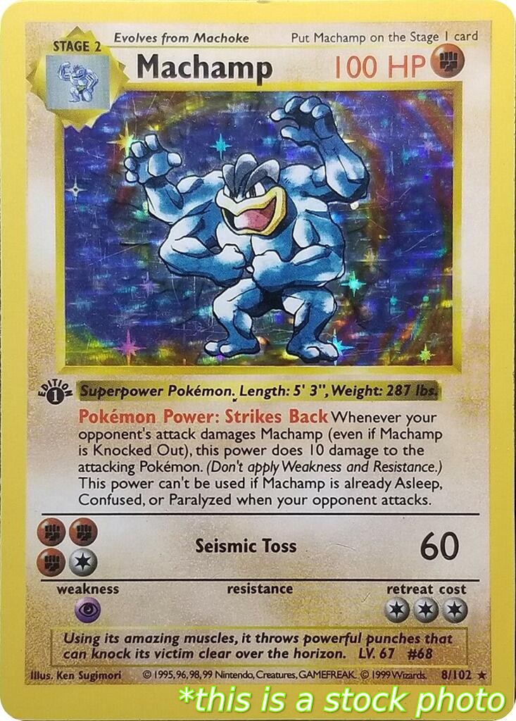 Machamp - 8/102 (Base Set Shadowless)