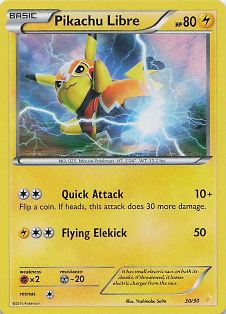 Pikachu Libre (30 - Holo)