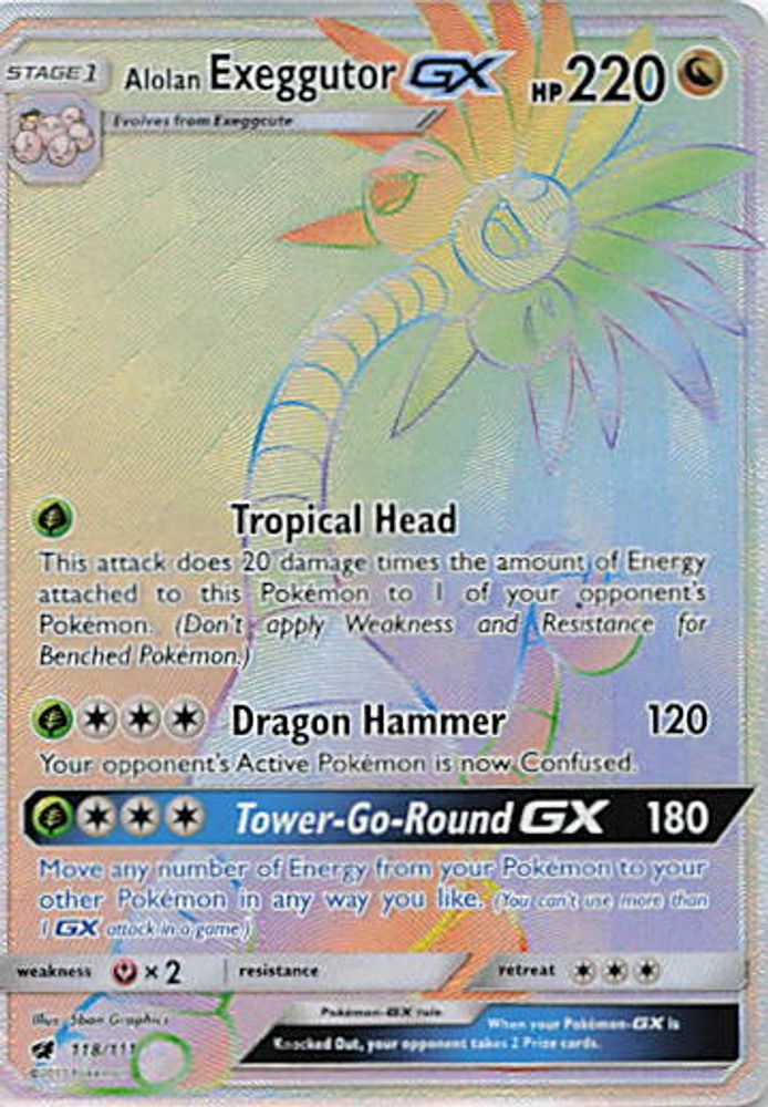 Alolan Exeggutor GX (Secret)