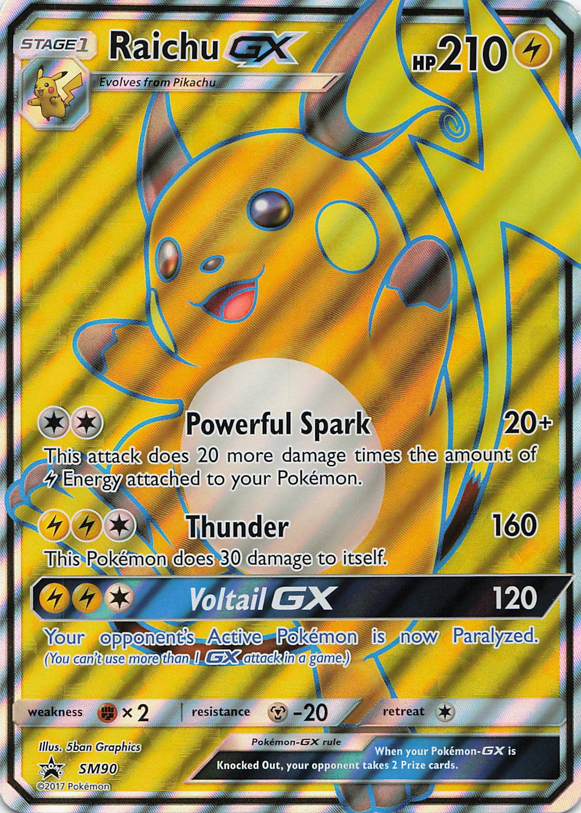 Raichu GX - SM90