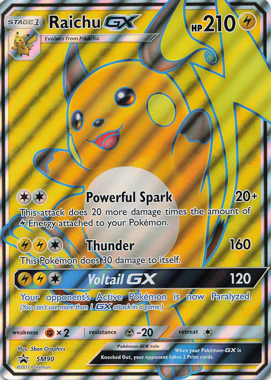 Raichu GX - SM90