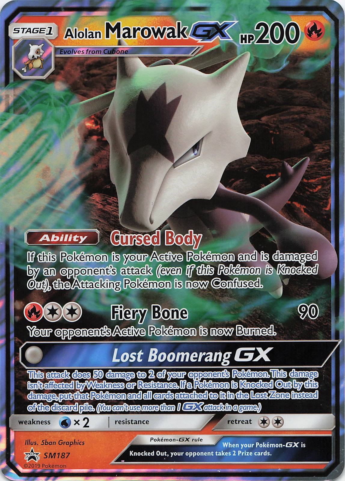 Alolan Marowak GX - SM187