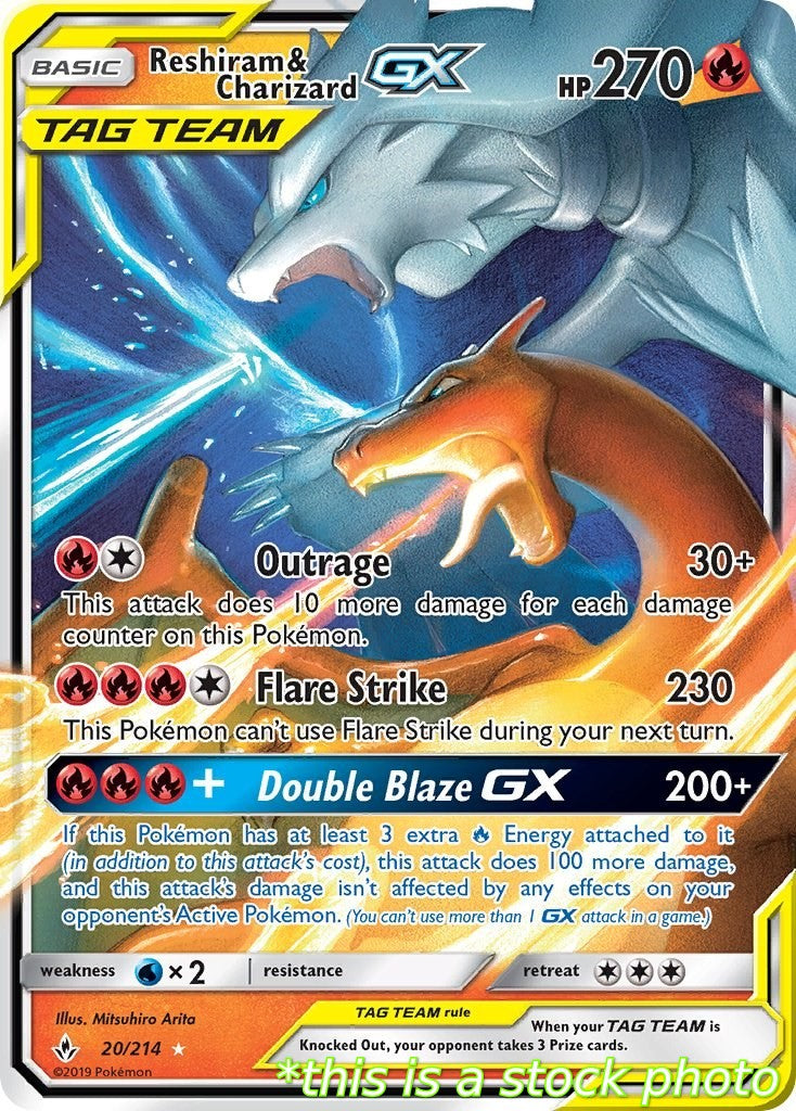 Reshiram & Charizard GX