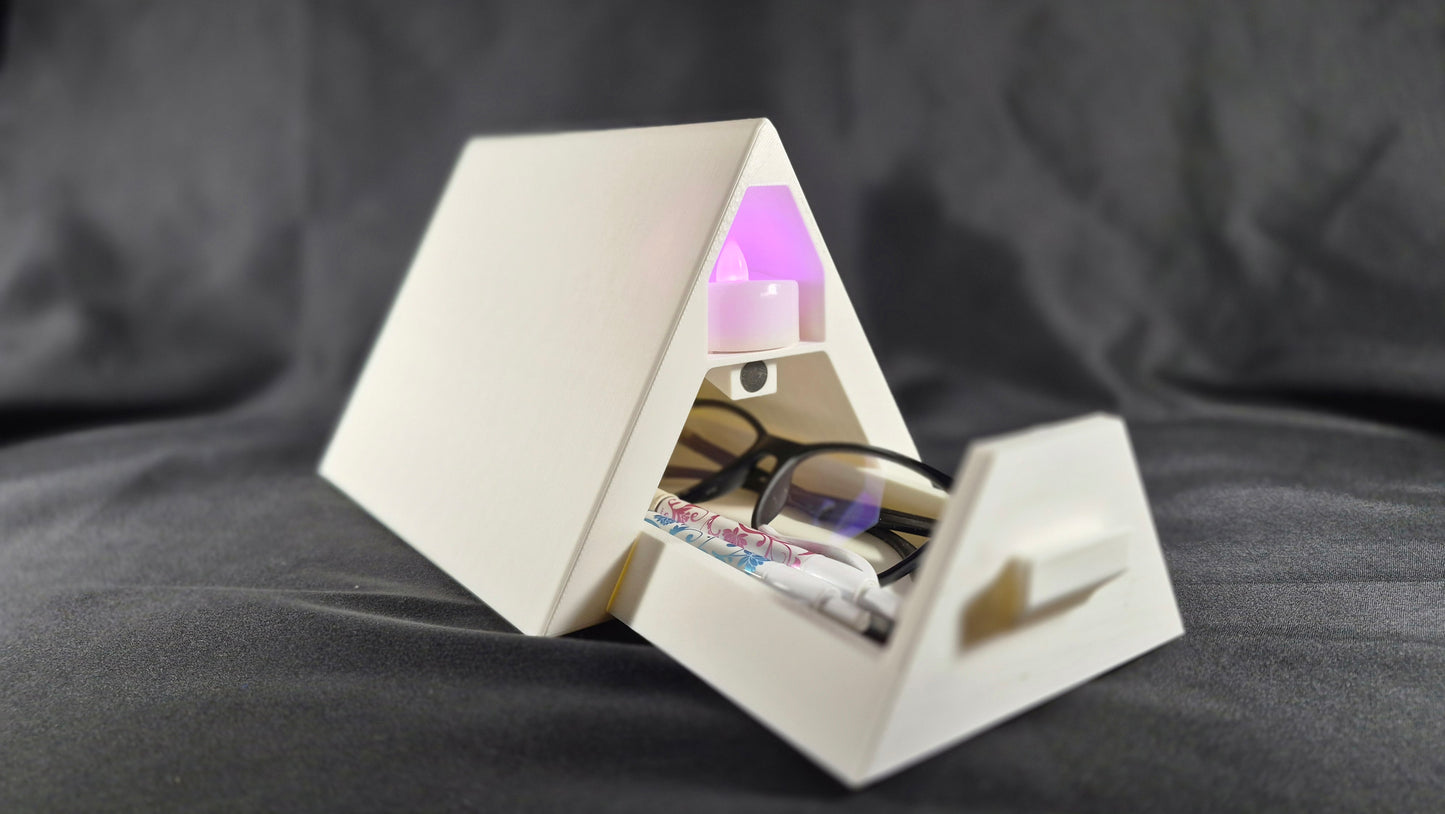 Book Barn | Cozy Reading Companion with LED Tea Light