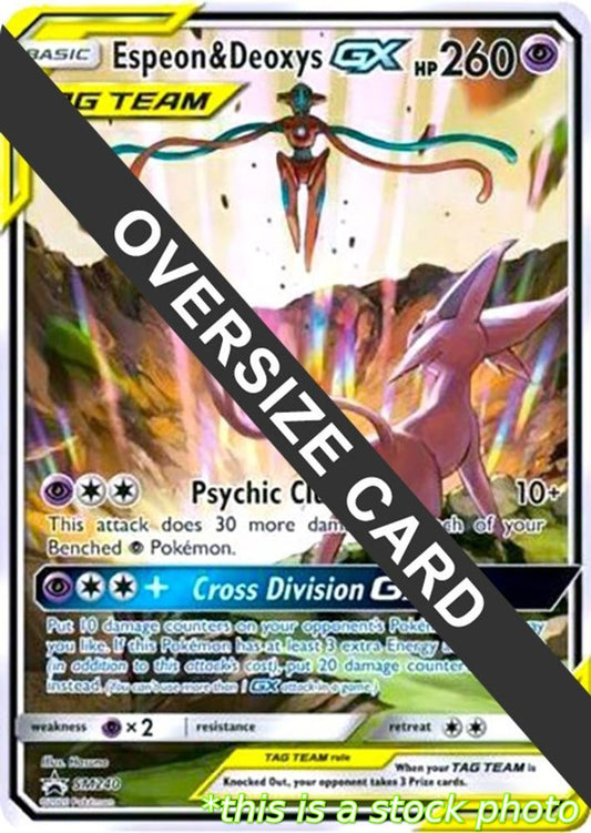 Espeon & Deoxys GX Oversized - SM240 (SM Black Star Promo)
