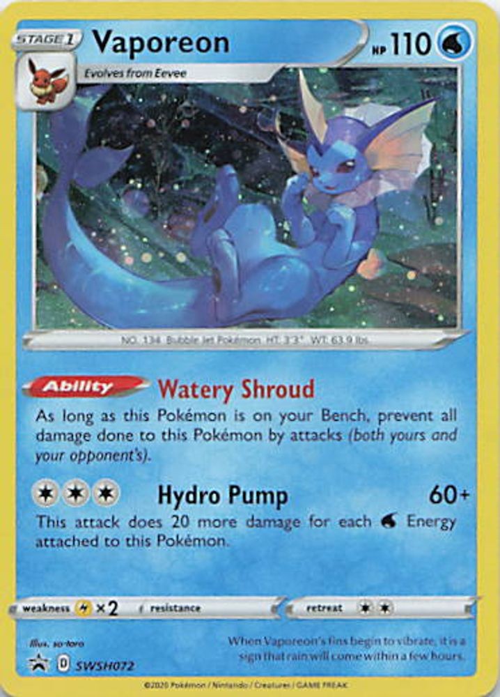 Vaporeon - SWSH072