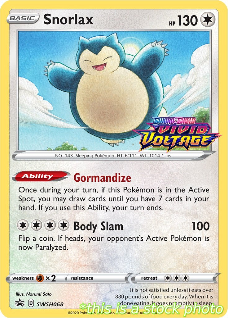 Snorlax - SWSH068 (Prerelease)