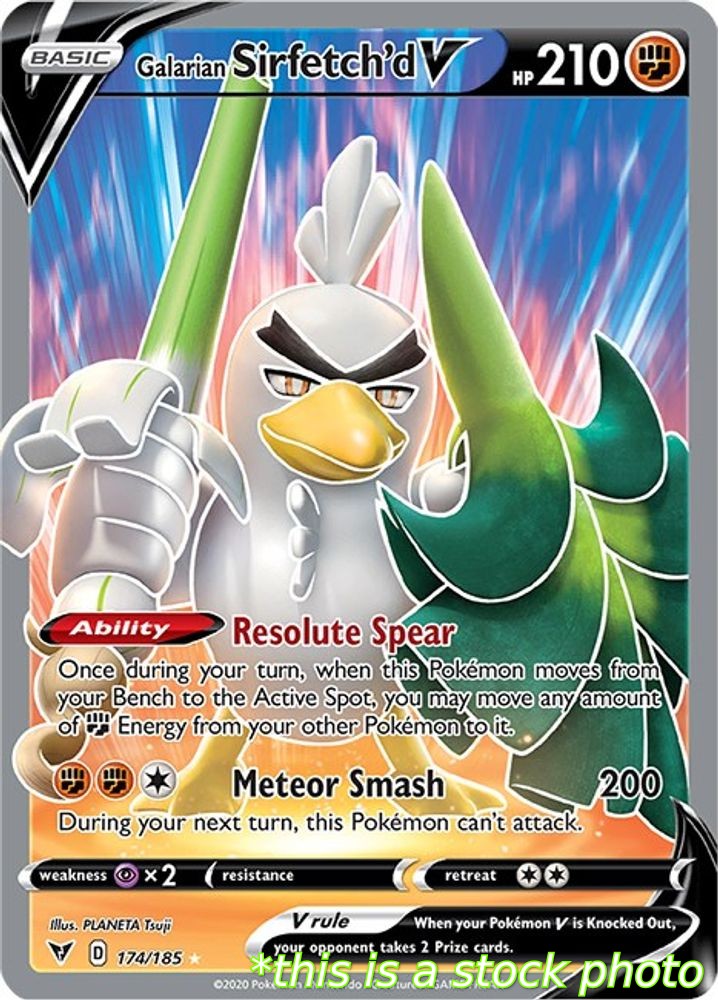 Galarian Sirfetch'd V (Full Art)