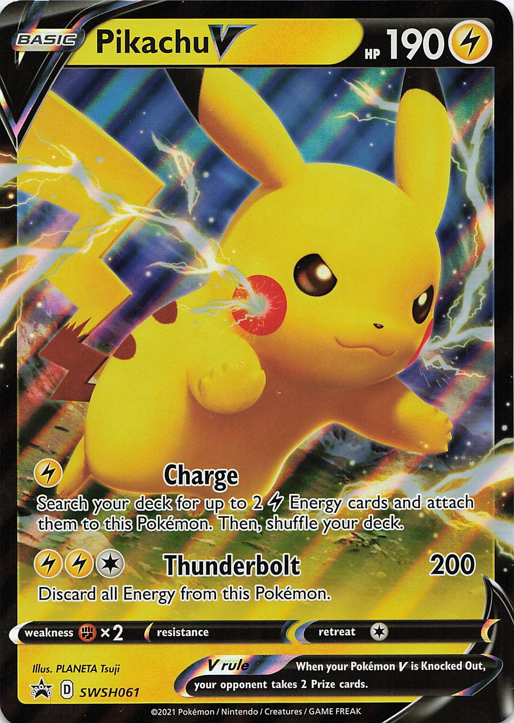 Pikachu V - SWSH061