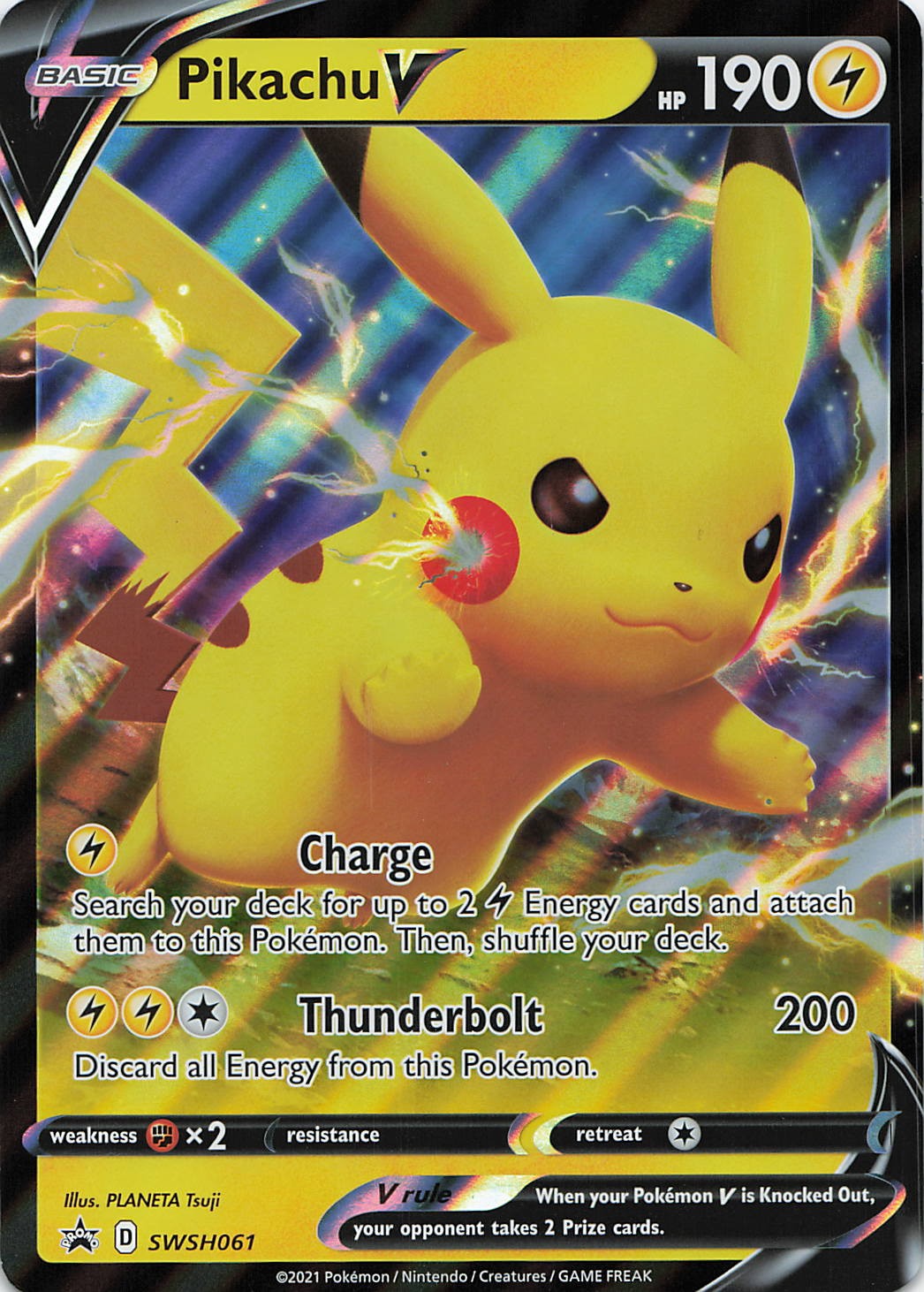 Pikachu V - SWSH061