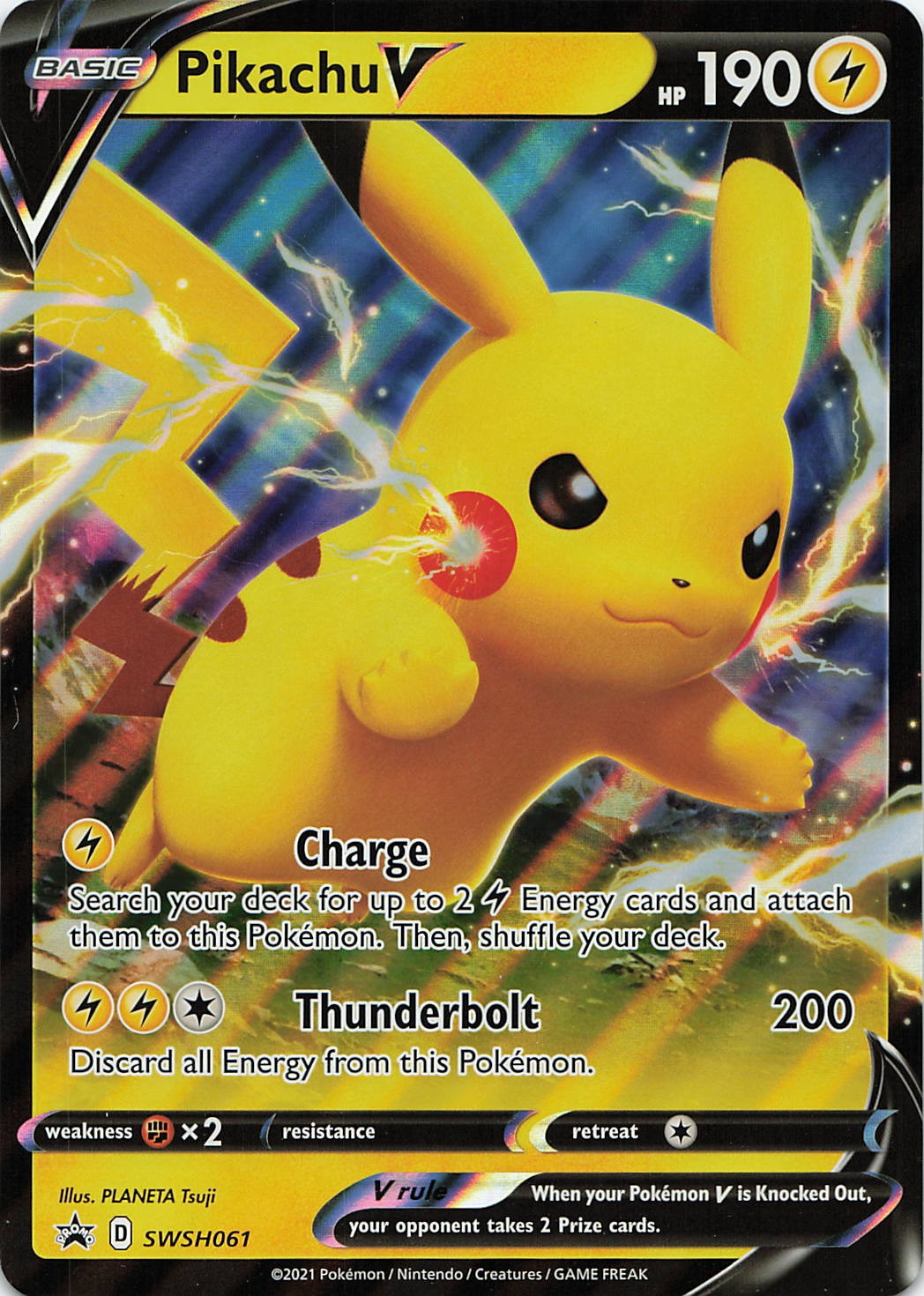 Pikachu V - SWSH061
