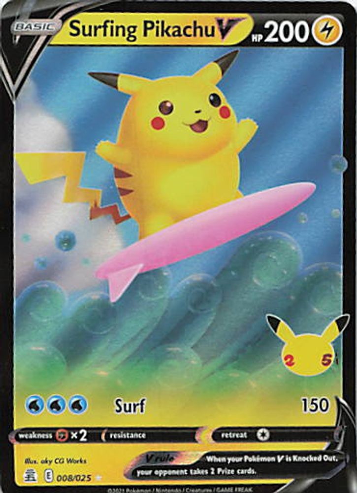 Surfing Pikachu V