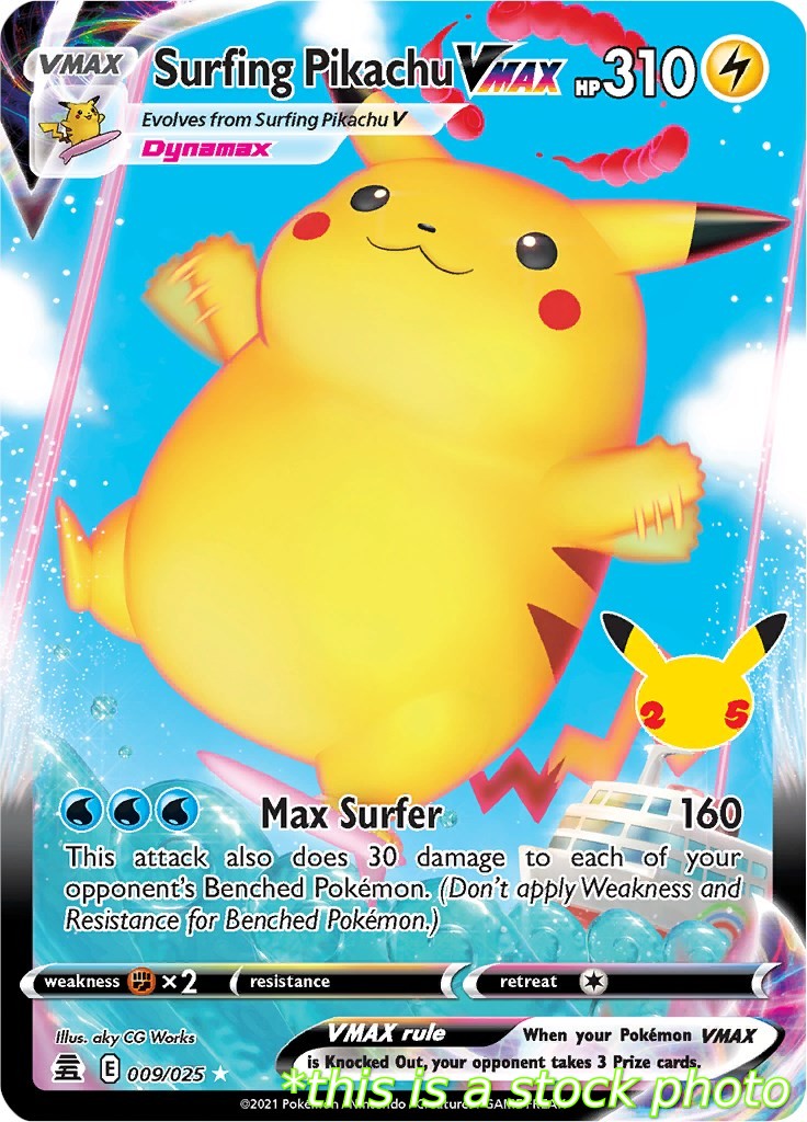 Surfing Pikachu VMAX
