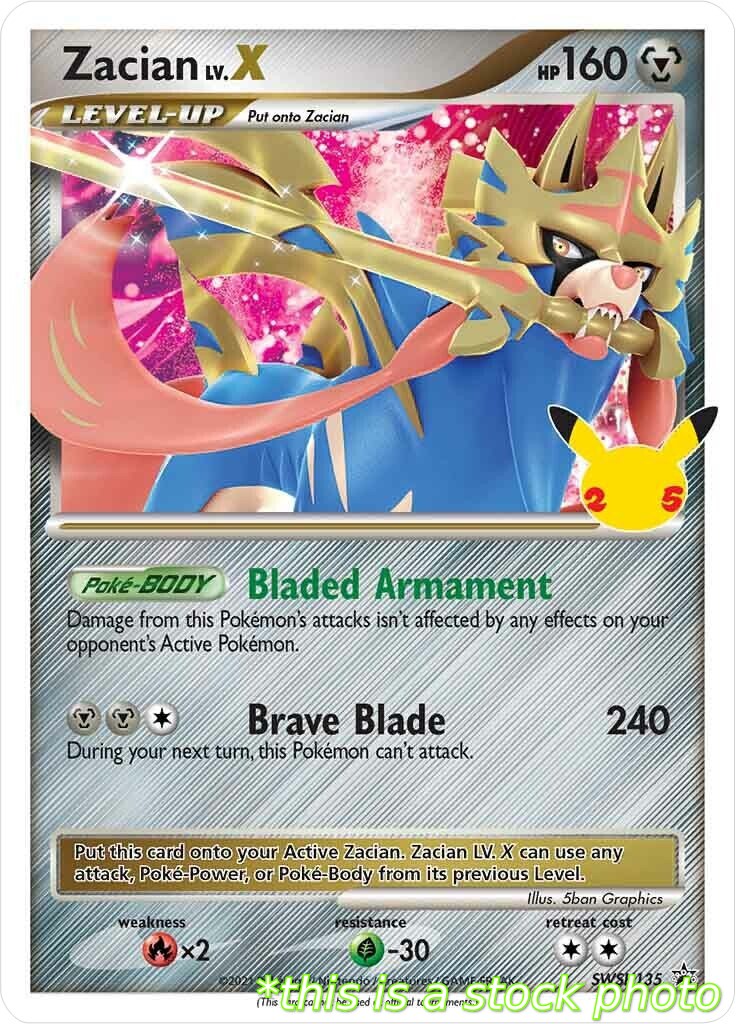 Zacian LV. X - SWSH135