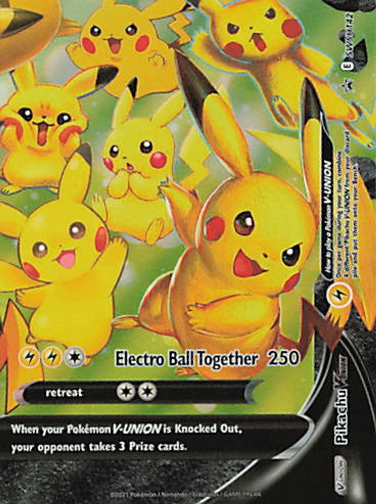 Pikachu V-Union - SWSH142