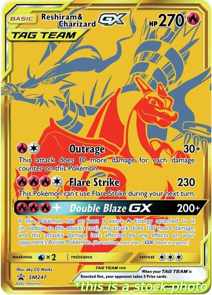 Reshiram & Charizard GX - SM247