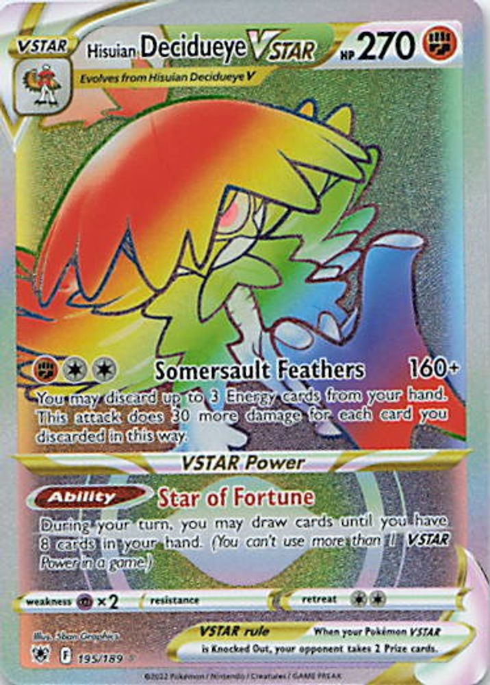 Hisuian Decidueye VSTAR (Secret)