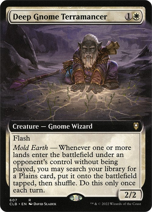 Deep Gnome Terramancer (Extended Art)