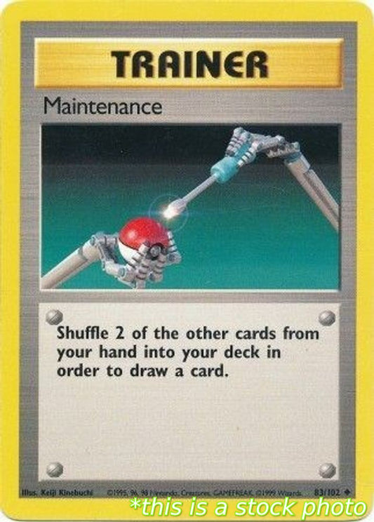 Maintenance