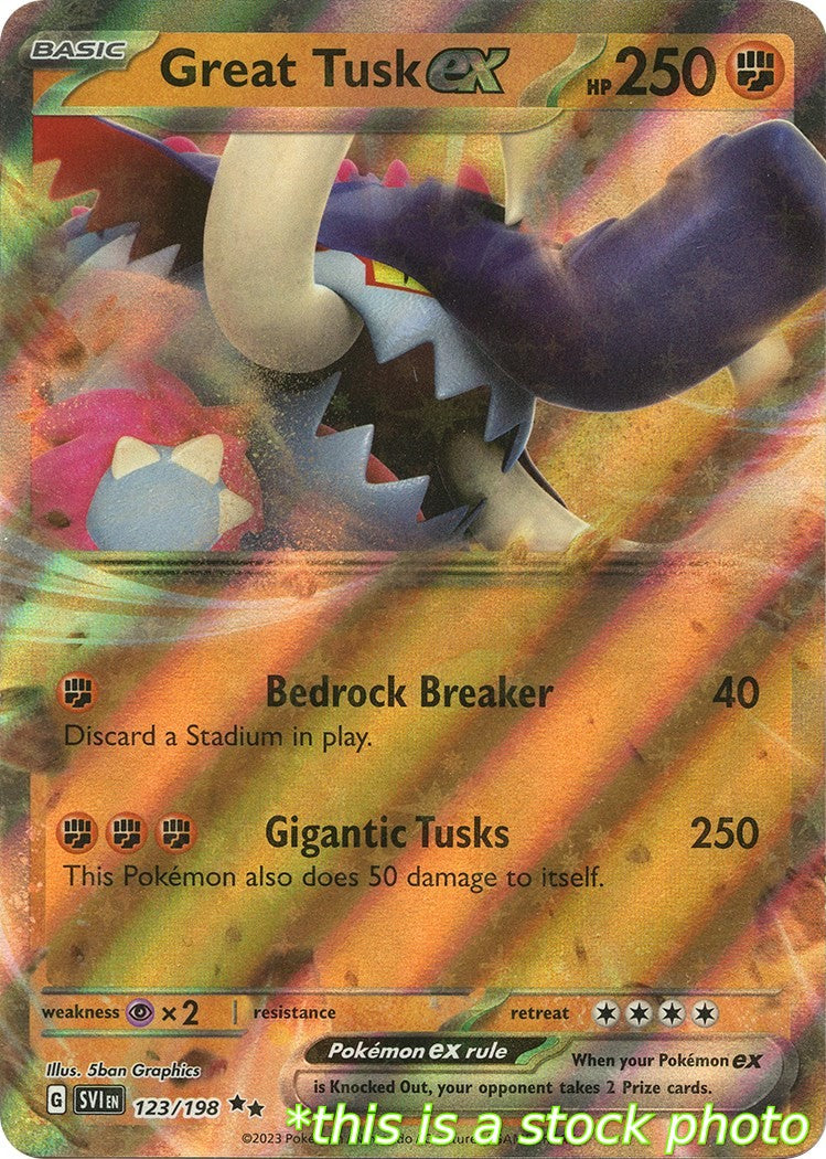 Great Tusk ex - 123/198