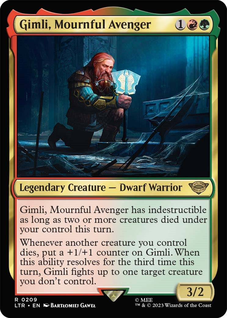Gimli, Mournful Avenger