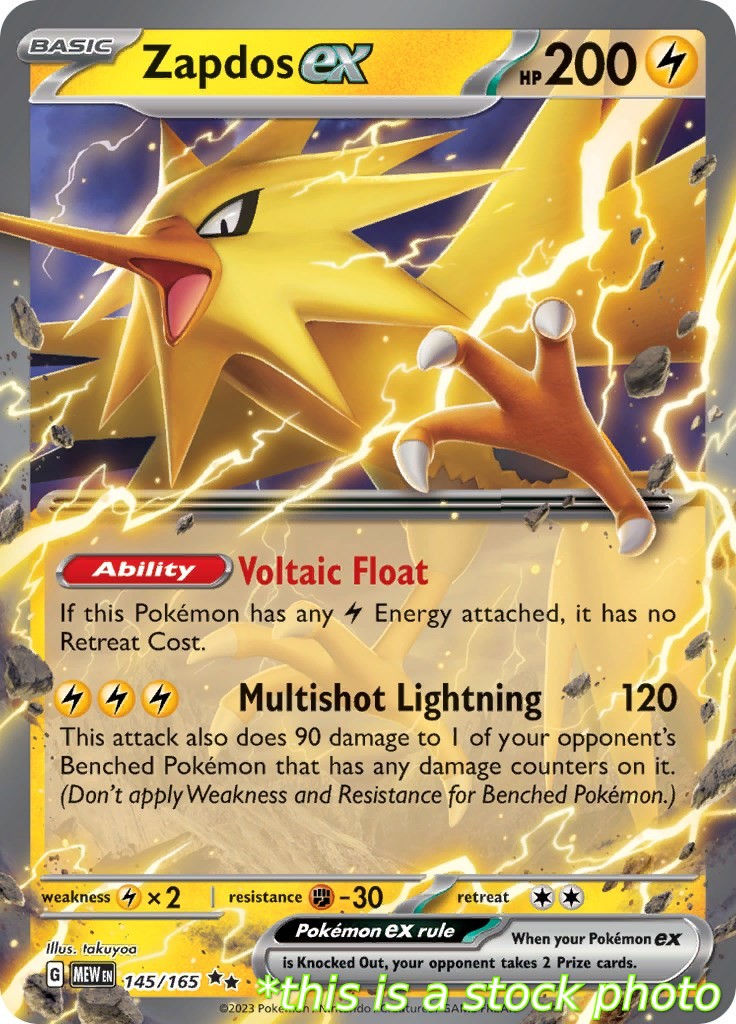 Zapdos ex - 145/165