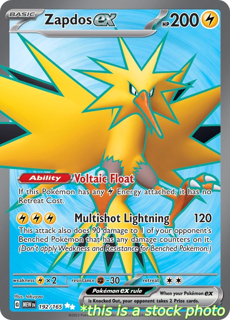 Zapdos ex - 192/165