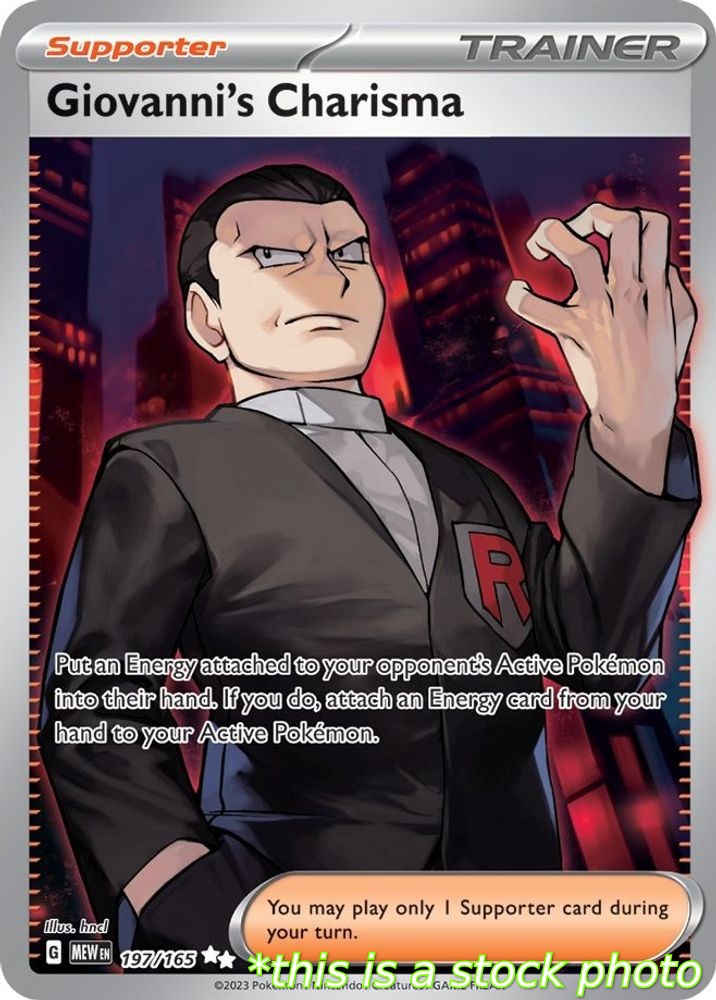 Giovanni's Charisma - 197/165