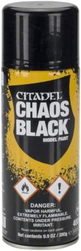 Chaos Black Spray Paint