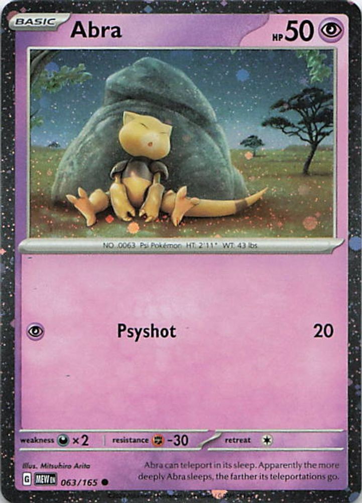 Abra - 063/165 (Cosmos Holo)