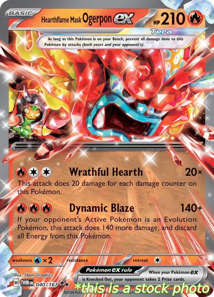 Hearthflame Mask Ogerpon ex - 040/167