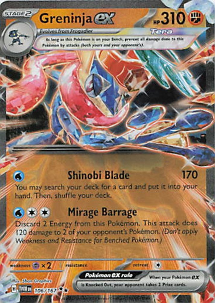 Greninja ex - 106/167