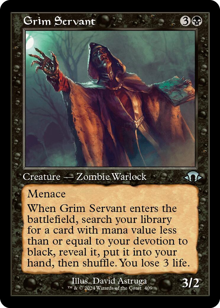 Grim Servant (Retro Frame)