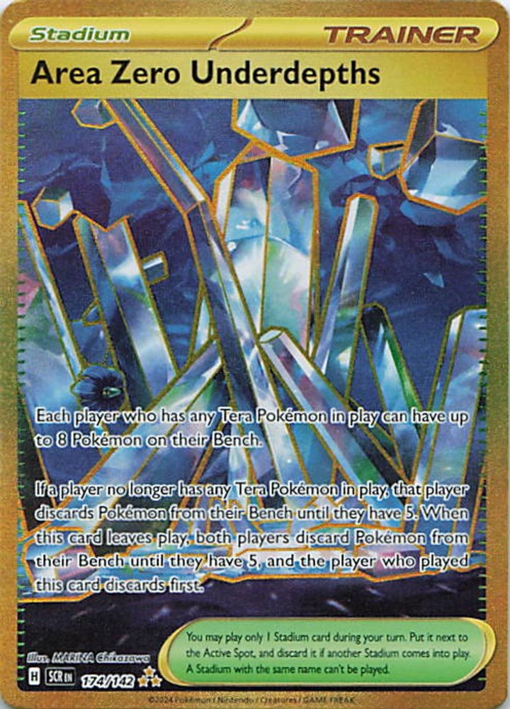 Area Zero Underdepths - 174/142