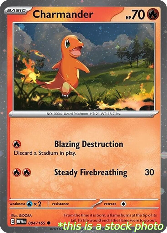 Charmander - 004/165 (Cosmos Holo)