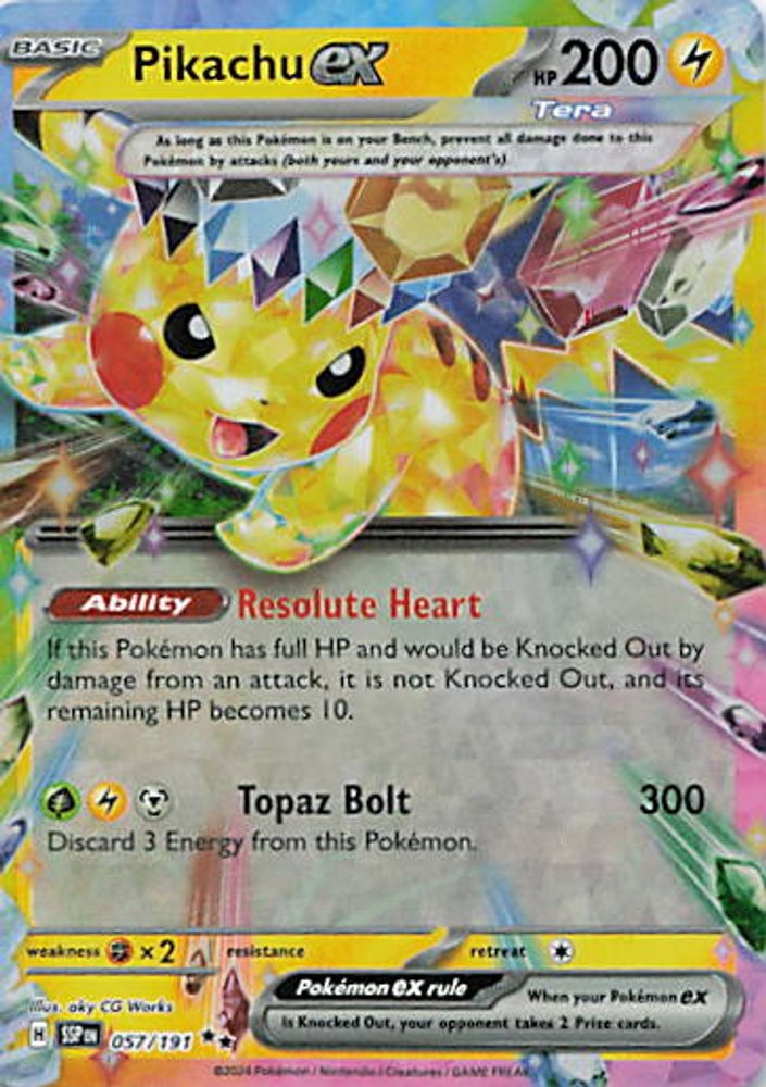 Pikachu ex - 057/191