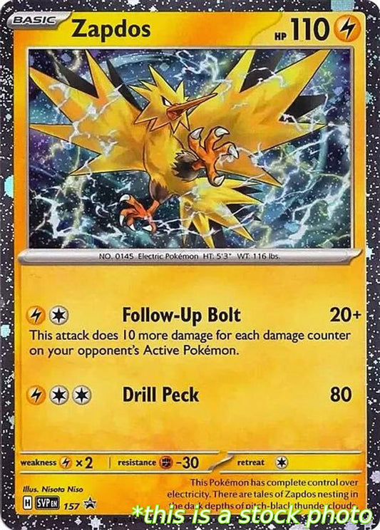 Zapdos - 157 (Cosmos Holo)