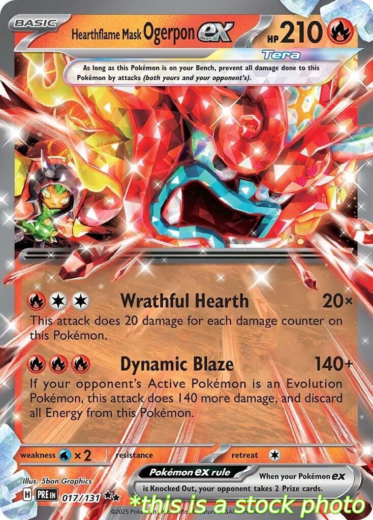 Hearthflame Mask Ogerpon ex - 017/131