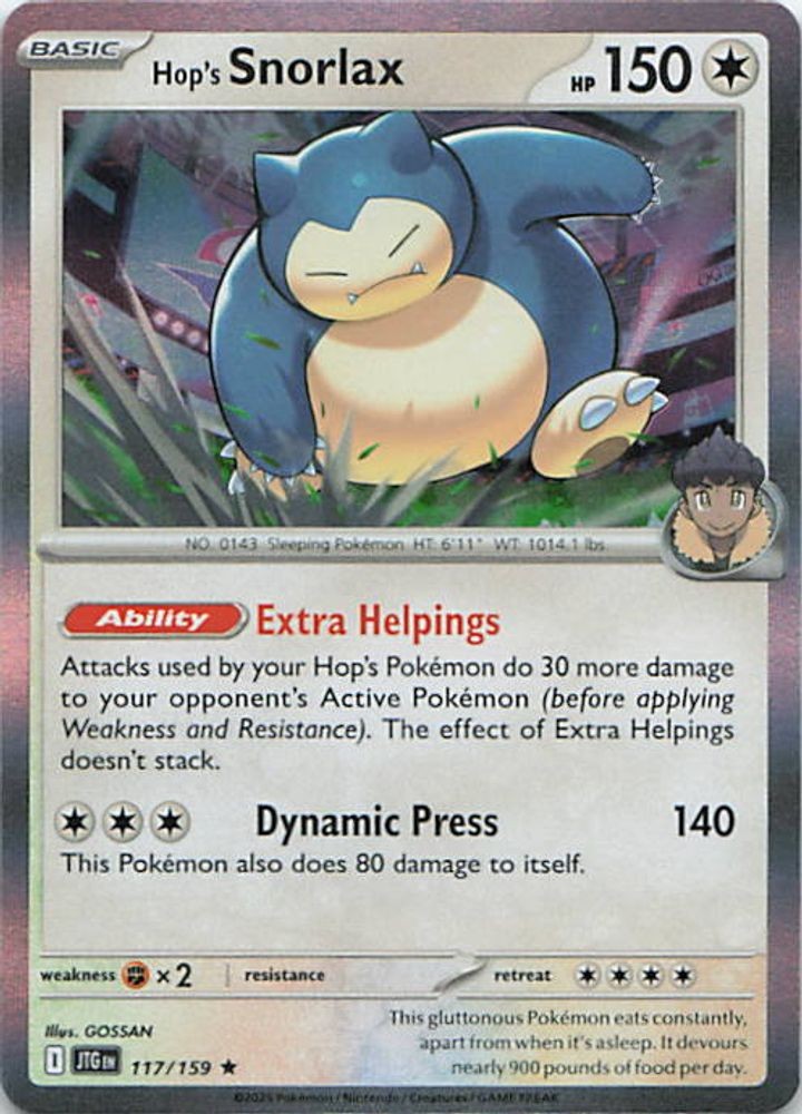 Hop's Snorlax
